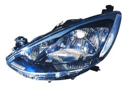 PHARE AVANT MAZDA 2 2007-2010 BASE NOIRE / GAUCHE