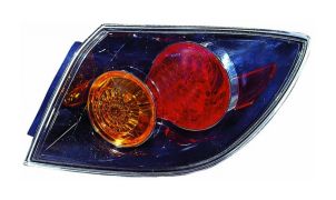 FEU ARRIÈRE MAZDA 3 2003-2007 EXTÉRIEUR / 5 PORTES / BASE NOIRE DROIT