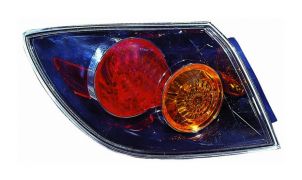 FEU ARRIÈRE MAZDA 3 2004-2007 EXTÉRIEUR / 5 PORTES / BASE NOIRE GAUCHE