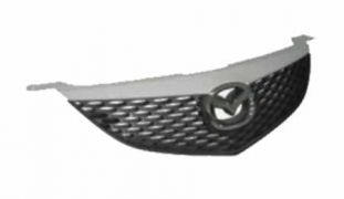 GRILLE MAZDA 3 2004-2007 FACE AVANT / 4 PORTES / MOULURE GRIS