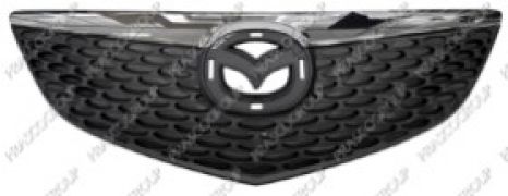 GRILLE MAZDA 3 2003-2007 FACE AVANT / 5 PORTES / MOULURE CHROMÉE 