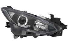 PHARE AVANT MAZDA 3 2013-2017 AVEC MOTEUR / DROIT
