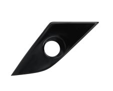 CACHE GRILLE MAZDA CX-3 2018-2022 PARE-CHOCS AVANT / NOIRE BRILLANTE / AVEC ANTIBROUILLARD / DROITE