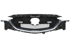 GRILLE MAZDA CX-5 2017-2022 FACE AVANT / NOIRE BRILLANTE / AVEC MOULURE CHROMÉE