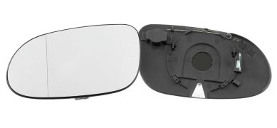 VERRE DE RÉTROVISEUR MERCEDES CLASE CLK (C208) 1997-2002 AVEC SUPPORT / ASPHÉRIQUE / GAUCHE