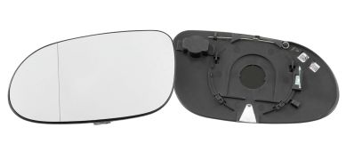 VERRE DE RÉTROVISEUR MERCEDES CLASE CLK (C208) 1997-2002 AVEC SUPPORT / CHAUFFANT / ASPHÉRIQUE / GAUCHE