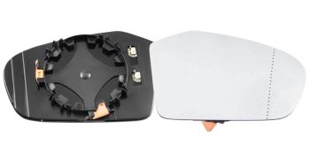 VERRE DE RÉTROVISEUR MERCEDES CLASE B (W245) 2005-2007 AVEC SUPPORT / CHAUFFANT/ ASPHÉRIQUE / DROIT