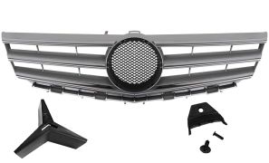 GRILLE MERCEDES CLASE A (W169) 2008-2012 FACE AVANT / CHROMÉE 