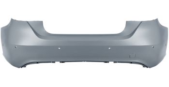 PARE-CHOCS MERCEDES CLASE A (W176) 2015-2018 ARRIÈRE / AVEC 6 CAPTEUR / AVEC PARK ASSIST / AVEC APPRET