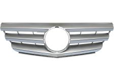 GRILLE MERCEDES CLASE B (W245) 2008-2011 FACE AVANT / CHROMÉE / GRIS ARGENT 