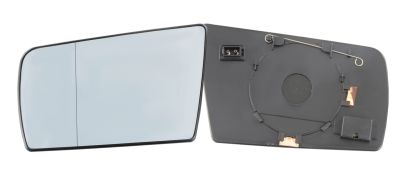 VERRE DE RÉTROVISEUR MERCEDES CLASE C (W202) 1993-2000 AVEC SUPPORT / CHAUFFANT / ASPHÉRIQUE / BLEU / GAUCHE