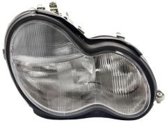 PHARE AVANT MERCEDES CLASE C (W203) 2000-2004 HYDRAULIQUE / LAMPES H7+H7 / DROIT