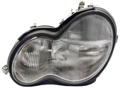 PHARE AVANT MERCEDES CLASE C (W203) 2000-2004 HYDRAULIQUE / LAMPES H7+H7 / GAUCHE