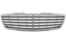 GRILLE MERCEDES CLASE C (W203) 2000-2004 FACE AVANT / CHROMÉE / GRIS