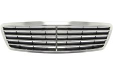 GRILLE MERCEDES CLASE C (W203) 2000-2004 FACE AVANT / CHROMÉE / NOIRE