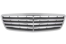 GRILLE MERCEDES CLASE C (W203) 2004-2007 FACE AVANT / COMPLÈTE / CHROMÉE / GRIS