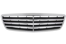 GRILLE MERCEDES CLASE C (W203) 2004-2007 FACE AVANT / COMPLÈTE / CHROMÉE / NOIRE