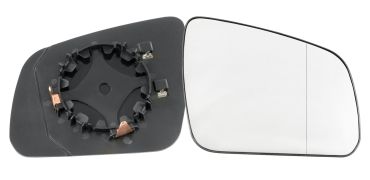 VERRE DE RÉTROVISEUR MERCEDES CLASE C (W204) 2007-2011 AVEC SUPPORT / CHAUFFANT / ASPHÉRIQUE DROIT