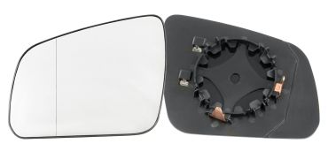 VERRE DE RÉTROVISEUR MERCEDES CLASE C (W204) 2007-2011 AVEC SUPPORT / CHAUFFANT / ASPHÉRIQUE GAUCHE