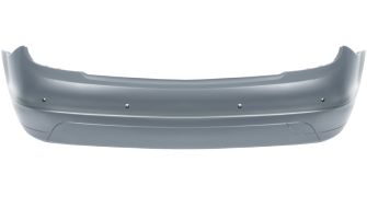 PARE-CHOCS MERCEDES CLASE C (W204) 2007-2011 ARRIÈRE / SEDAN / MODÈLE CLASSIC / AVEC CAPTEUR / AVEC APPRET