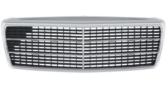 GRILLE MERCEDES CLASE E (W210) 1995-2000 FACE AVANT / MODÈLE CLASSIC / ELEGANCE / COMPLÈTE 