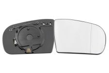 VERRE DE RÉTROVISEUR MERCEDES CLASE E (W210) 2000-2002 AVEC SUPPORT / CHAUFFANT / ASPHÉRIQUE / DROIT