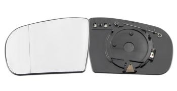 VERRE DE RÉTROVISEUR MERCEDES CLASE E (W210) 2000-2002 AVEC SUPPORT / CHAUFFANT / ASPHÉRIQUE / GAUCHE