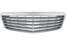 GRILLE MERCEDES CLASE E (W211) 2006-2009 FACE AVANT / MODÈLE CLASSIC / ELEGANCE / CHROMÉE / GRIS