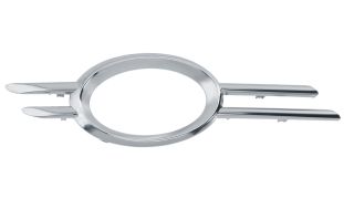 MOULURE GRILLE MERCEDES CLASE E (W211) 2006-2009 PARE-CHOCS AVANT / MODÈLE AVANTGARDE / CHROMÉE / DROITE