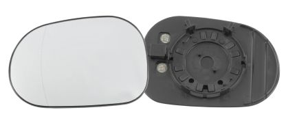 VERRE DE RÉTROVISEUR MERCEDES CLASE M (W163) 1998-2002 AVEC SUPPORT / CHAUFFANT / ASPHÉRIQUE / GAUCHE