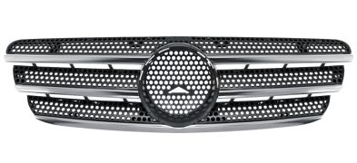 GRILLE MERCEDES CLASE M (W163) 1998-2002 FACE AVANT / NOIRE 