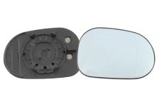 VERRE DE RÉTROVISEUR MERCEDES CLASE M (W163) 1998-2002 AVEC SUPPORT / CHAUFFANT / ASPHÉRIQUE / BLEU / DROIT
