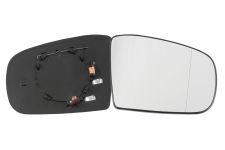 VERRE DE RÉTROVISEUR MERCEDES CLASE M (W163) 2002-2005 AVEC SUPPORT / CHAUFFANT / ASPHÉRIQUE / DROIT