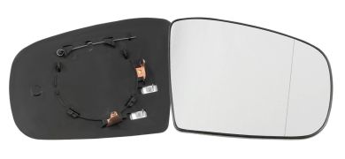 VERRE DE RÉTROVISEUR MERCEDES CLASE M (W163) 2002-2005 AVEC SUPPORT / CHAUFFANT / ASPHÉRIQUE / DROIT