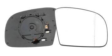 VERRE DE RÉTROVISEUR MERCEDES CLASE M (W164) 2005-2008 AVEC SUPPORT / CHAUFFANT / ASPHÉRIQUE / DROIT