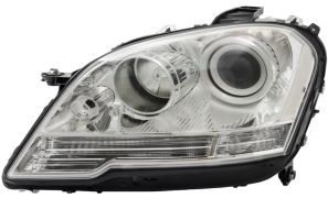 PHARE AVANT MERCEDES CLASE M (W164) 2008-2011 BASE CHROMÉE / GAUCHE