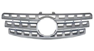 GRILLE MERCEDES CLASE M (W164) 2008-2011 FACE AVANT / CHROMÉE / ARGENT 