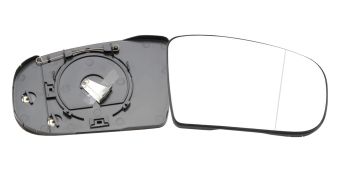 VERRE DE RÉTROVISEUR MERCEDES CLASE S (W220) 1998-2002 AVEC SUPPORT / CHAUFFANT / ASPHÉRIQUE / DROIT