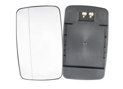 VERRE DE RÉTROVISEUR VOLKSWAGEN LT 1995-2005 AVEC SUPPORT / CHAUFFANT / ASPHÉRIQUE / GAUCHE