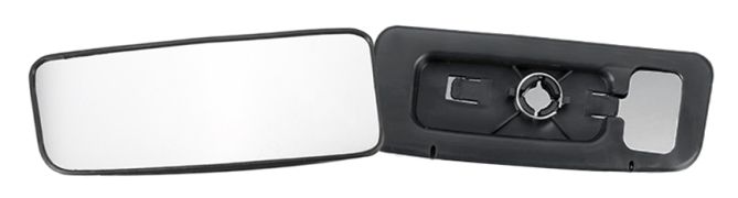 VERRE DE RÉTROVISEUR VOLKSWAGEN LT 2005-2011 AVEC SUPPORT ROND / INFÉRIEURE / CONVEXE / GAUCHE