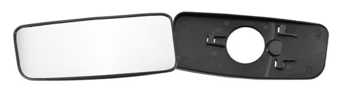VERRE DE RÉTROVISEUR VOLKSWAGEN LT 2005-2011 AVEC SUPPORT RECTANGULAIRE / INFÉRIEURE / CONVEXE / GAUCHE