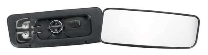 VERRE DE RÉTROVISEUR VOLKSWAGEN LT 2005-2011 AVEC SUPPORT ROND / INFÉRIEURE / CHAUFFANT / CONVEXE / DROIT