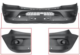 PARE-CHOCS MERCEDES SPRINTER (906) 2013-2018 AVANT / AVEC 6 CAPTEUR / AVEC PARK ASSIST