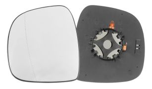 VERRE DE RÉTROVISEUR MERCEDES VITO (W639) 2003-2010 AVEC SUPPORT / ASPHÉRIQUE / GAUCHE