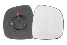 VERRE DE RÉTROVISEUR MERCEDES VITO (W639) 2003-2010 AVEC SUPPORT / CHAUFFANT / ASPHÉRIQUE / DROIT