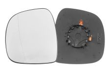VERRE DE RÉTROVISEUR MERCEDES VITO (W639) 2003-2010 AVEC SUPPORT / CHAUFFANT / ASPHÉRIQUE / GAUCHE