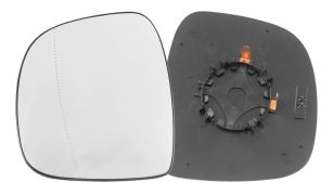 VERRE DE RÉTROVISEUR MERCEDES VITO (W639) 2003-2010 AVEC SUPPORT / CHAUFFANT / ASPHÉRIQUE / GAUCHE