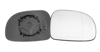 VERRE DE RÉTROVISEUR MERCEDES VIANO (W639) 2003-2010 AVEC SUPPORT / CHAUFFANT / ASPHÉRIQUE / DROIT