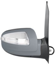 RÉTROVISEUR MERCEDES VITO (W639) 2010-2014 ÉLÉCTRIQUE / CHAUFFANT / FEU CLIGNOTANT / RABATTABLE ÉLÉCTRIQUEMENT / AVEC APPRET / DROIT