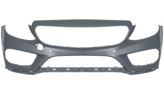 PARE-CHOCS MERCEDES CLASE C (W205) 2014-2018 AVANT / MODÈLE AMG / AVEC 6 CAPTEUR / AVEC APPRET